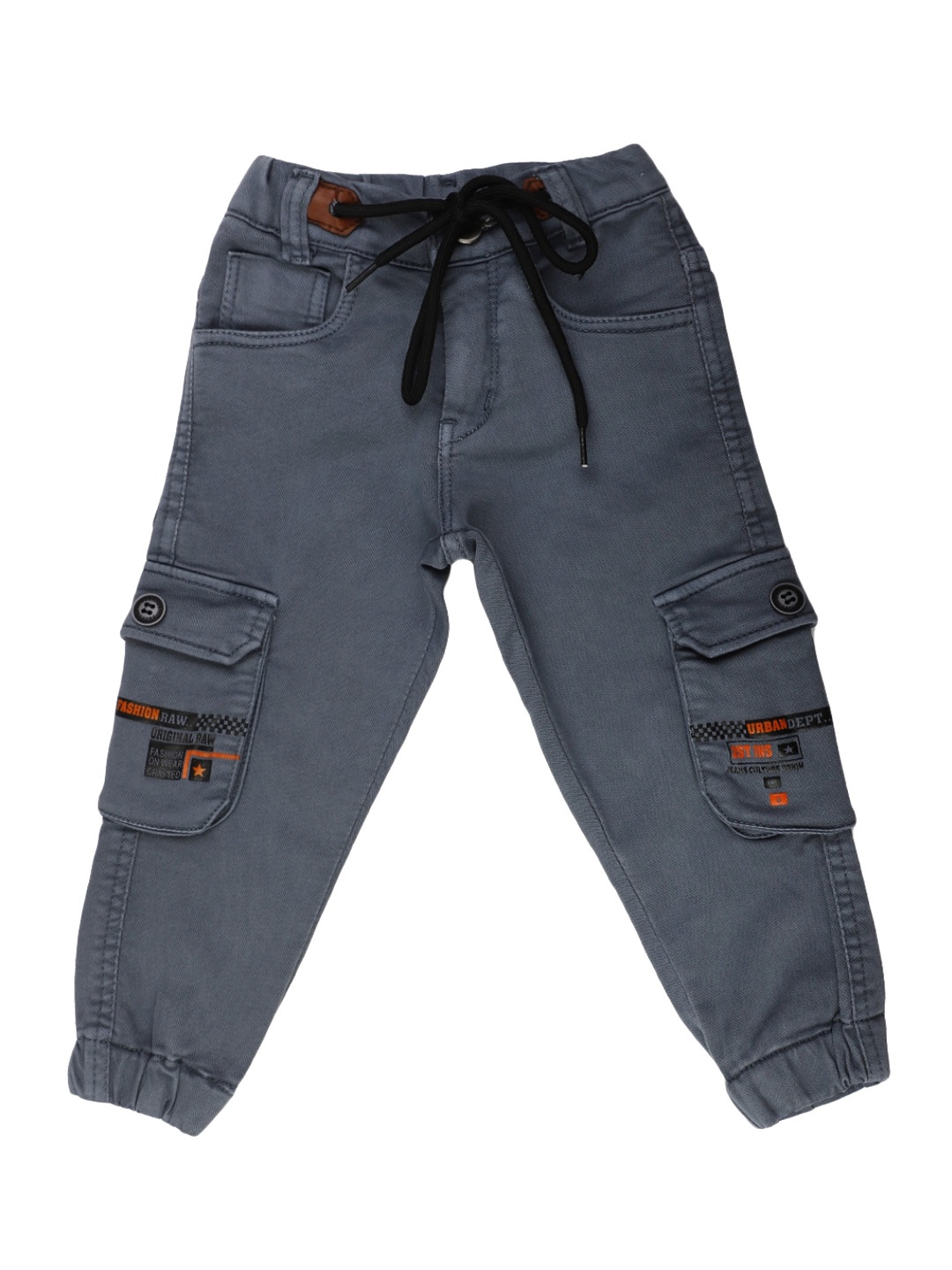 

V-Mart Boys Classic Cotton Regular Fit Cargos, Grey