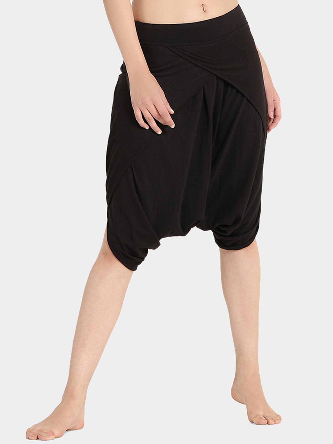 

Proyog Women Loose-Fit Yoga Dhoti Shorts, Black