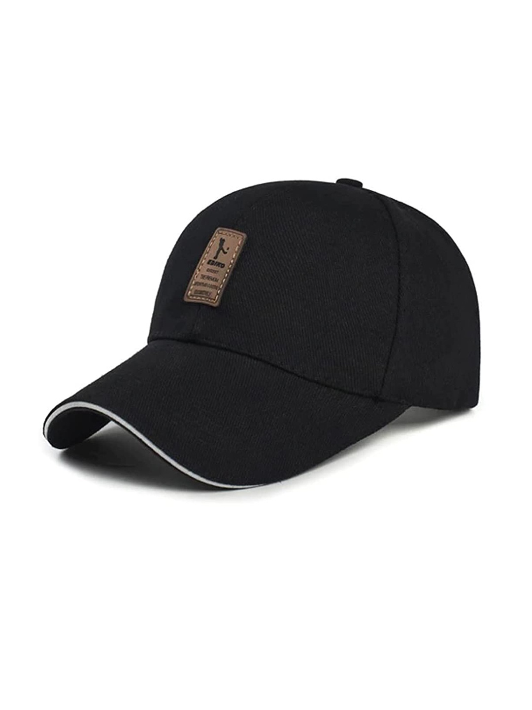 

DALUCI Solid Cotton Baseball Cap, Black