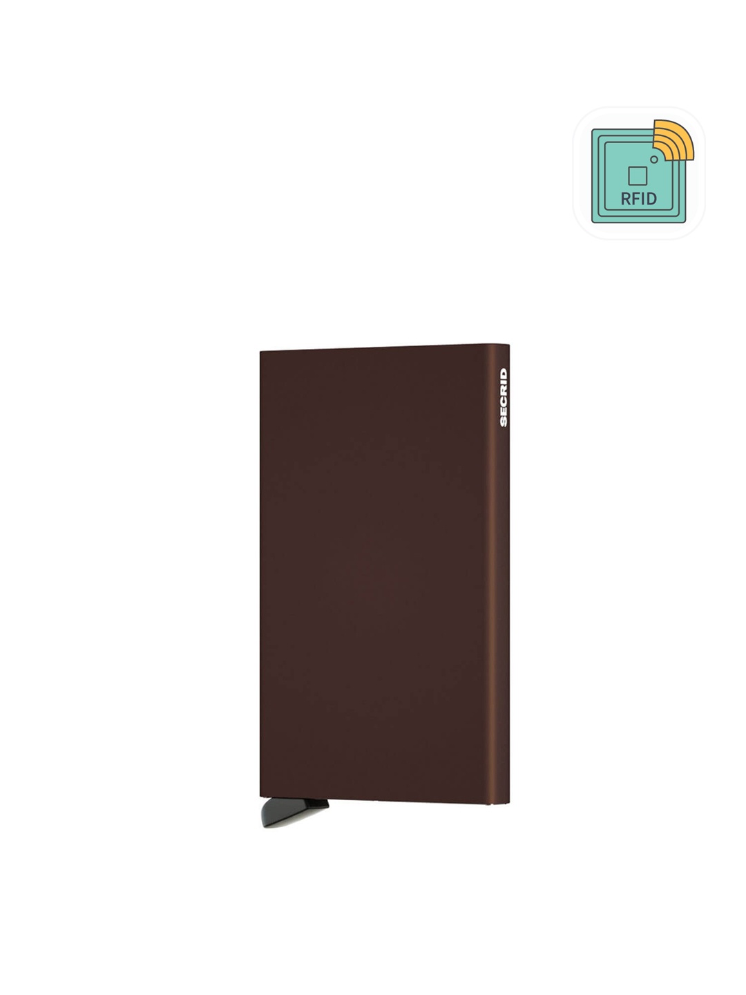 

SECRID Men Aluminium RFID Card Holder, Brown