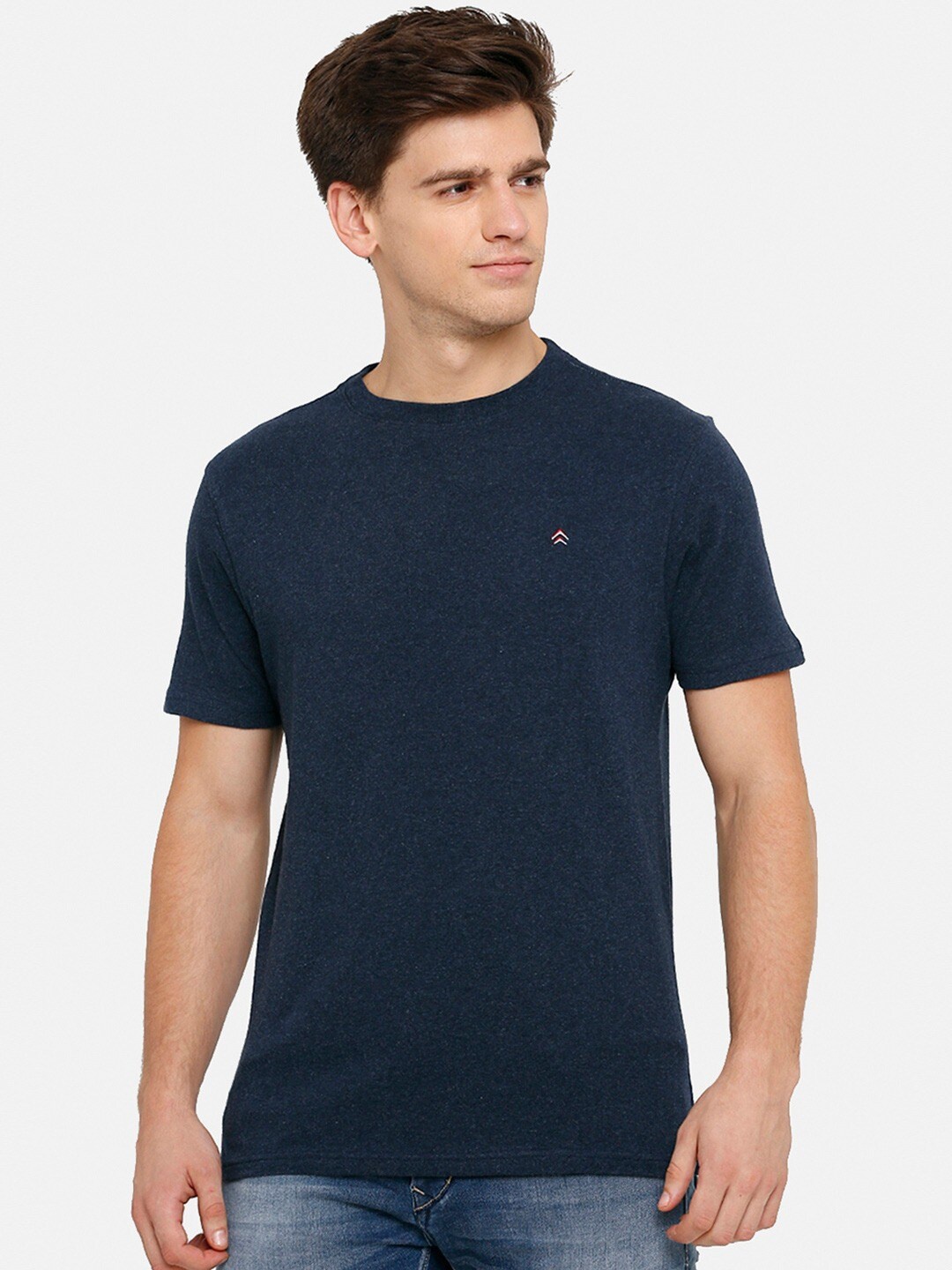 

Steenbok Cotton Slim Fit T-shirt, Navy blue