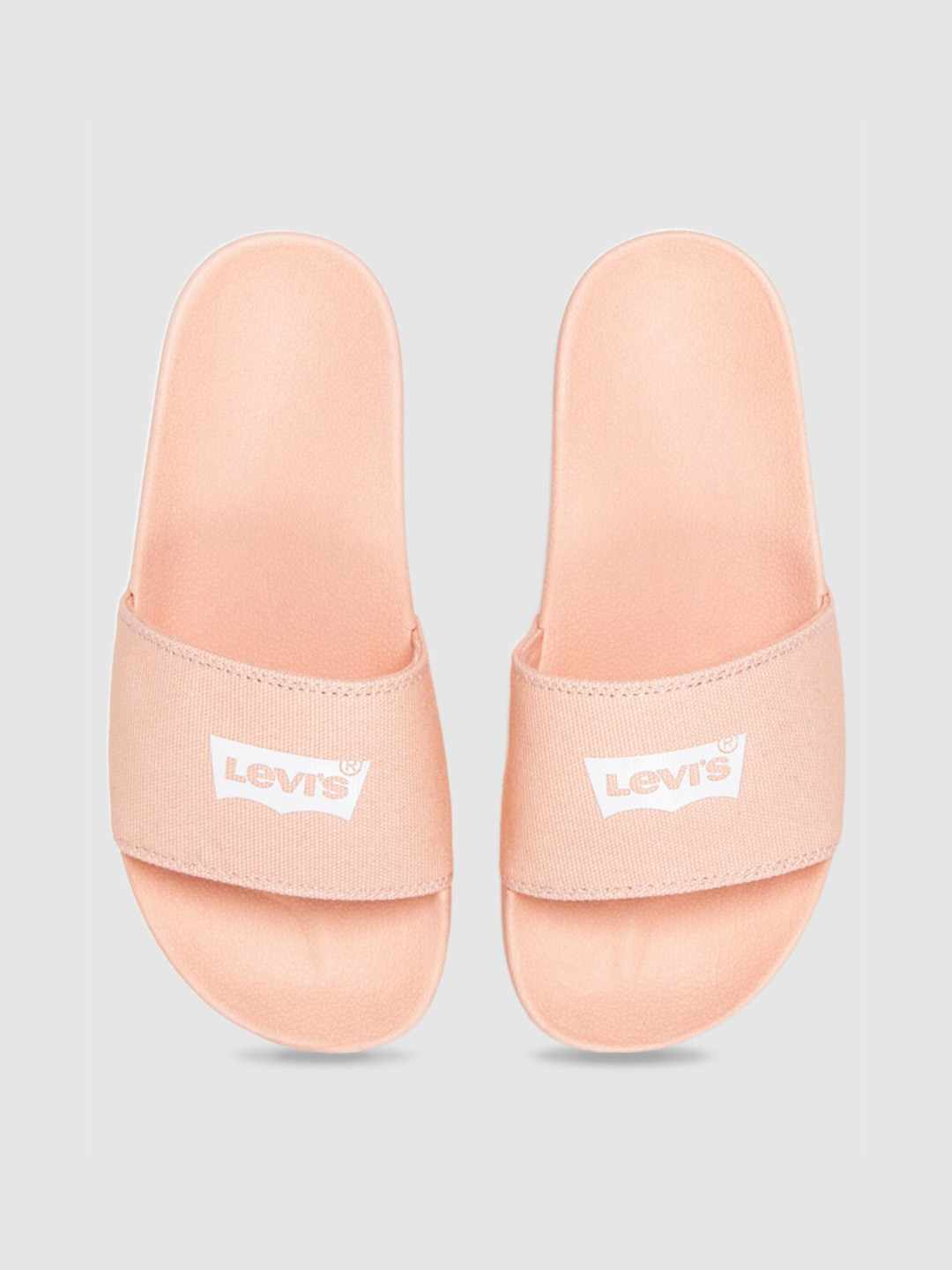 

Levis Women Printed Sliders, Peach