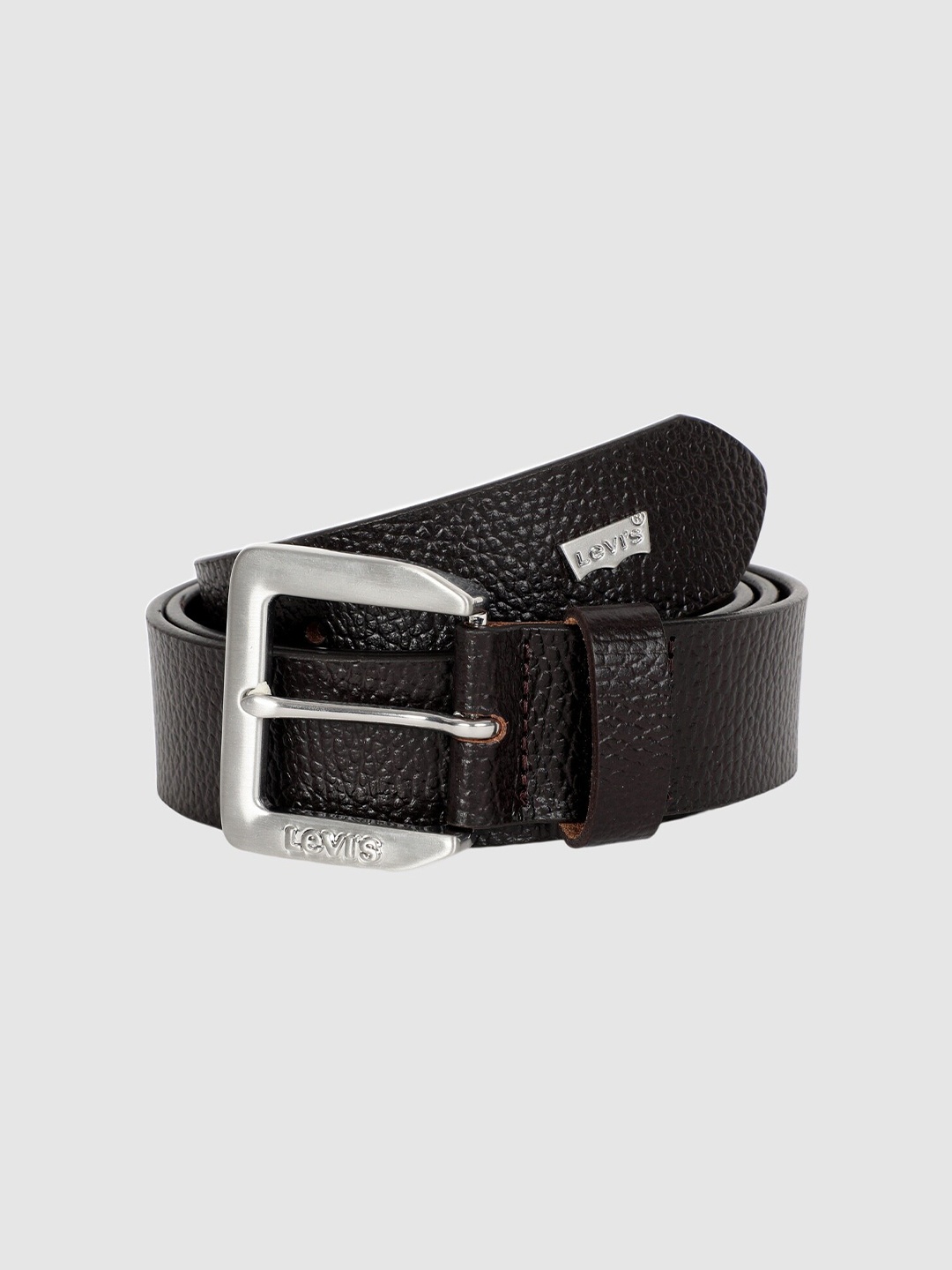 

Levis Men Casual Wide Textured Leather Belt, Brown