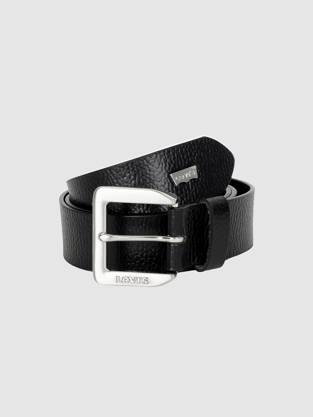 

Levis Men Casual Wide Textured Leather Belt, Black
