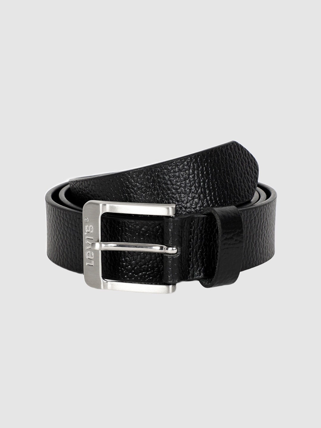 

Levis Men Casual Wide Textured Leather Belt, Black