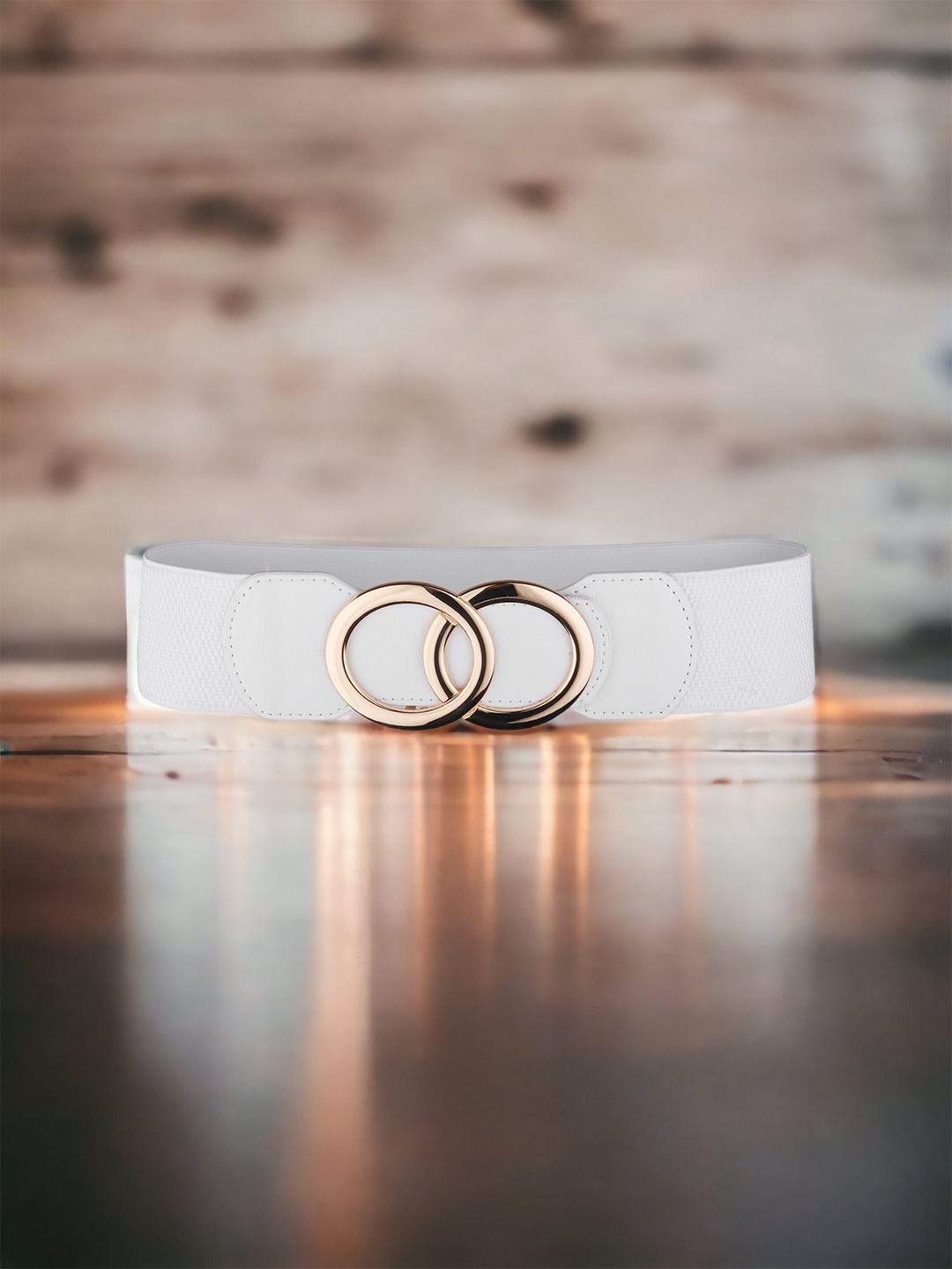 

ZORO Women Waist Band Canvas Belt, White
