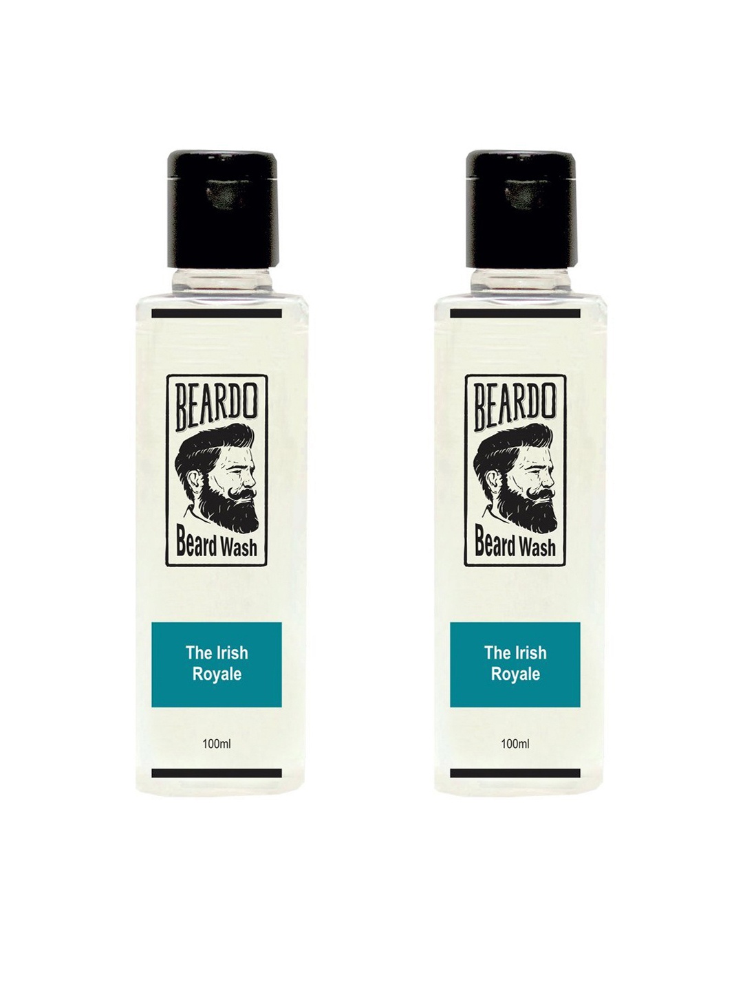 

BEARDO Men Set of 2 The Irish Royale Beard Wash, White