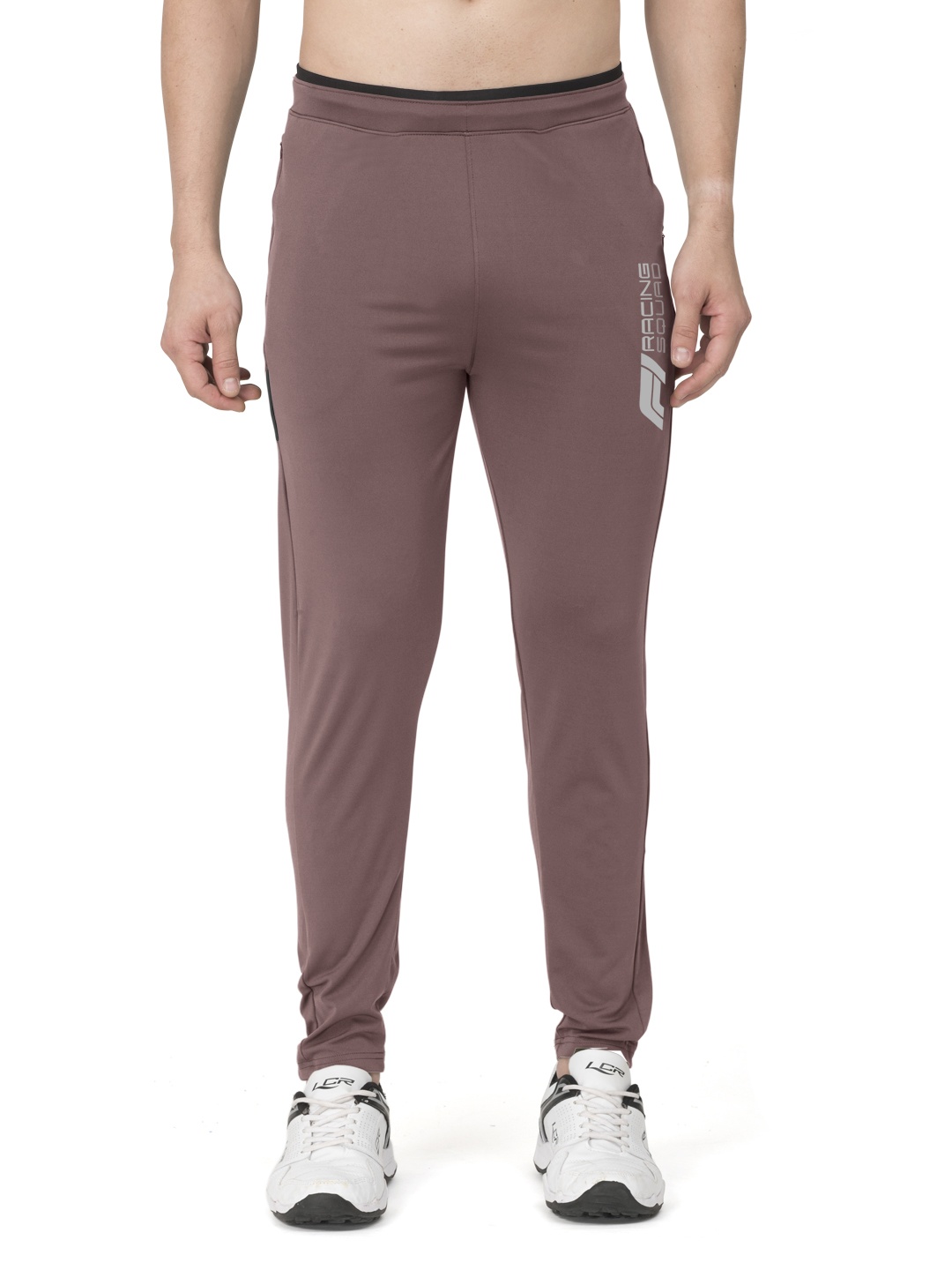 

BULLMER Men Slim-Fit Skin Friendly Track Pants, Brown