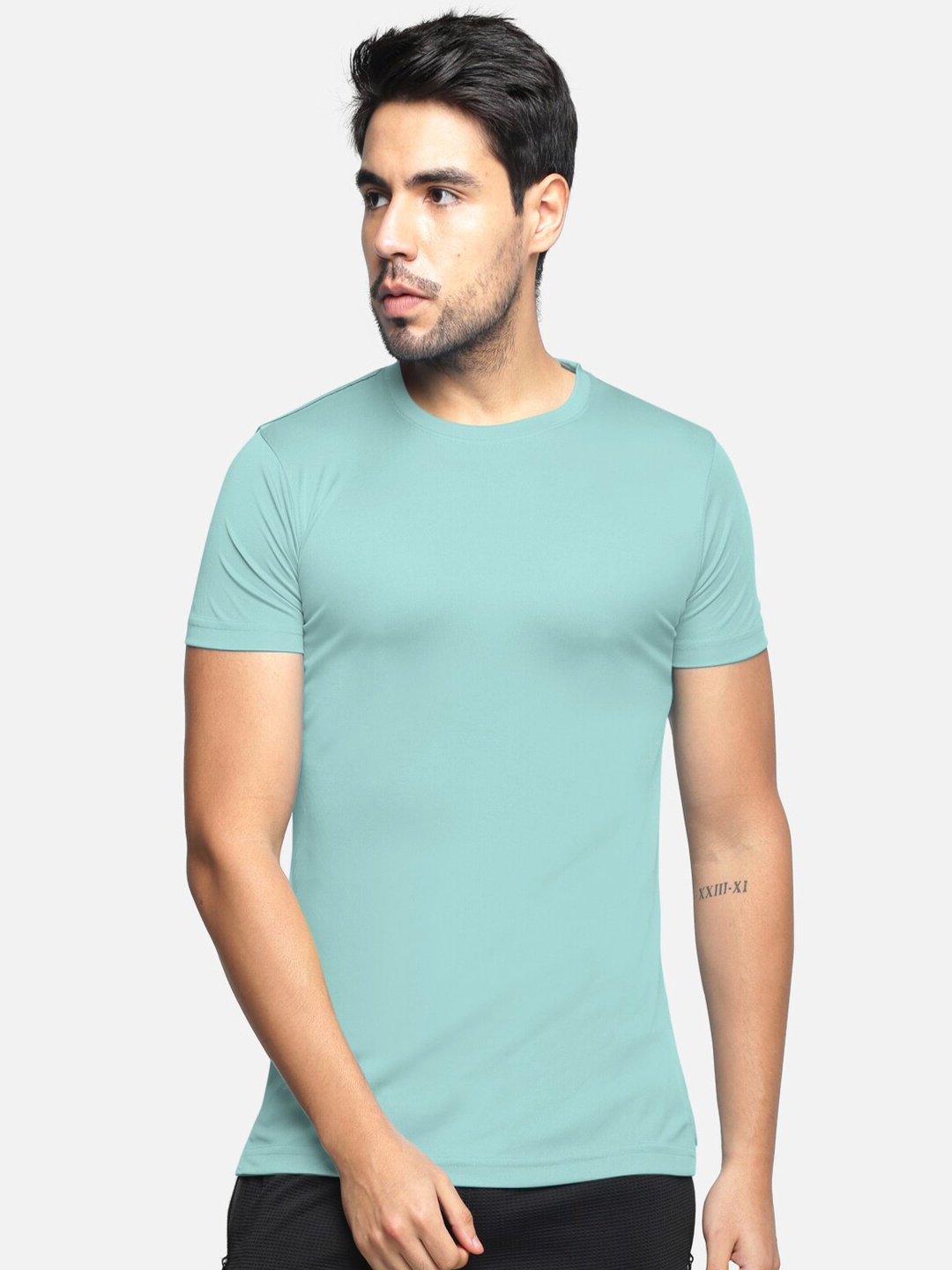 

BULLMER Round Neck Short Sleeves T-shirt, Lime green