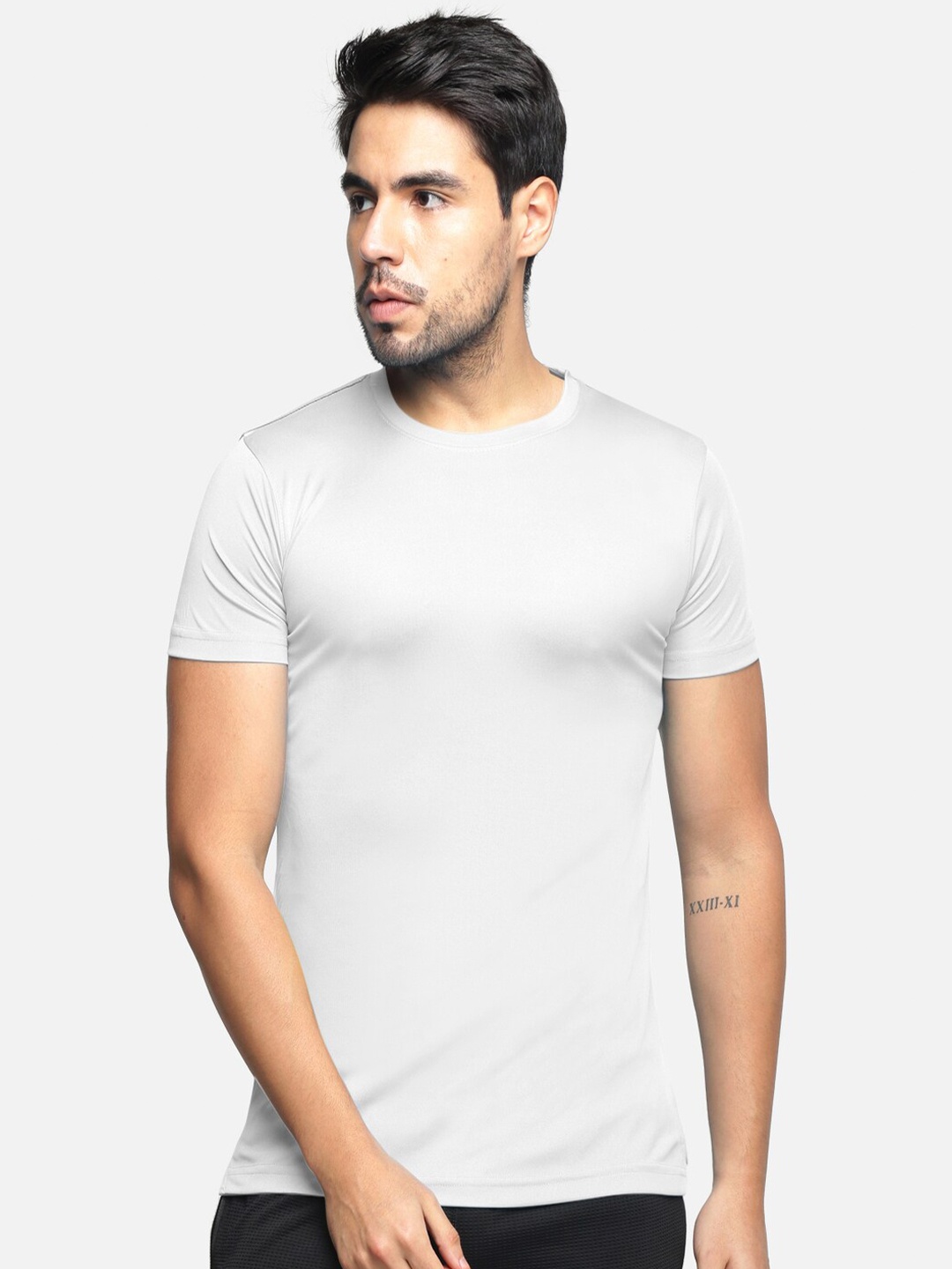 

BULLMER Round Neck Short Sleeves T-shirt, White