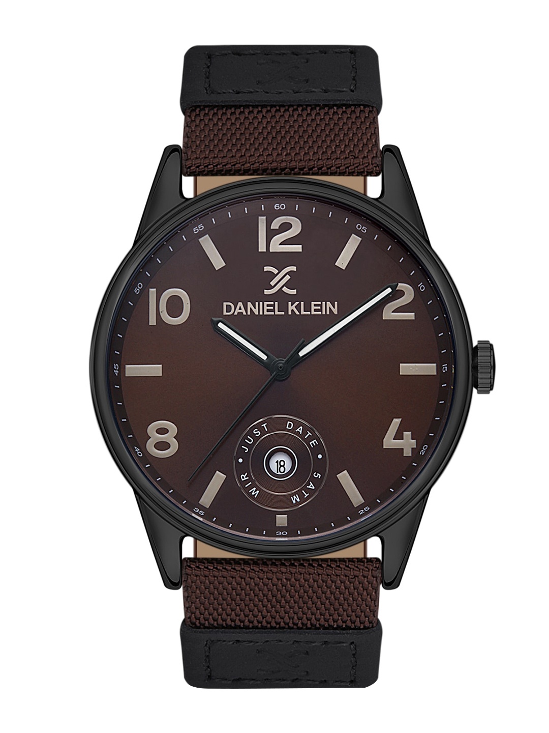 

Daniel Klein Men Dial & Bracelet Style Straps Analogue Watch DK 1 13380-3, Brown