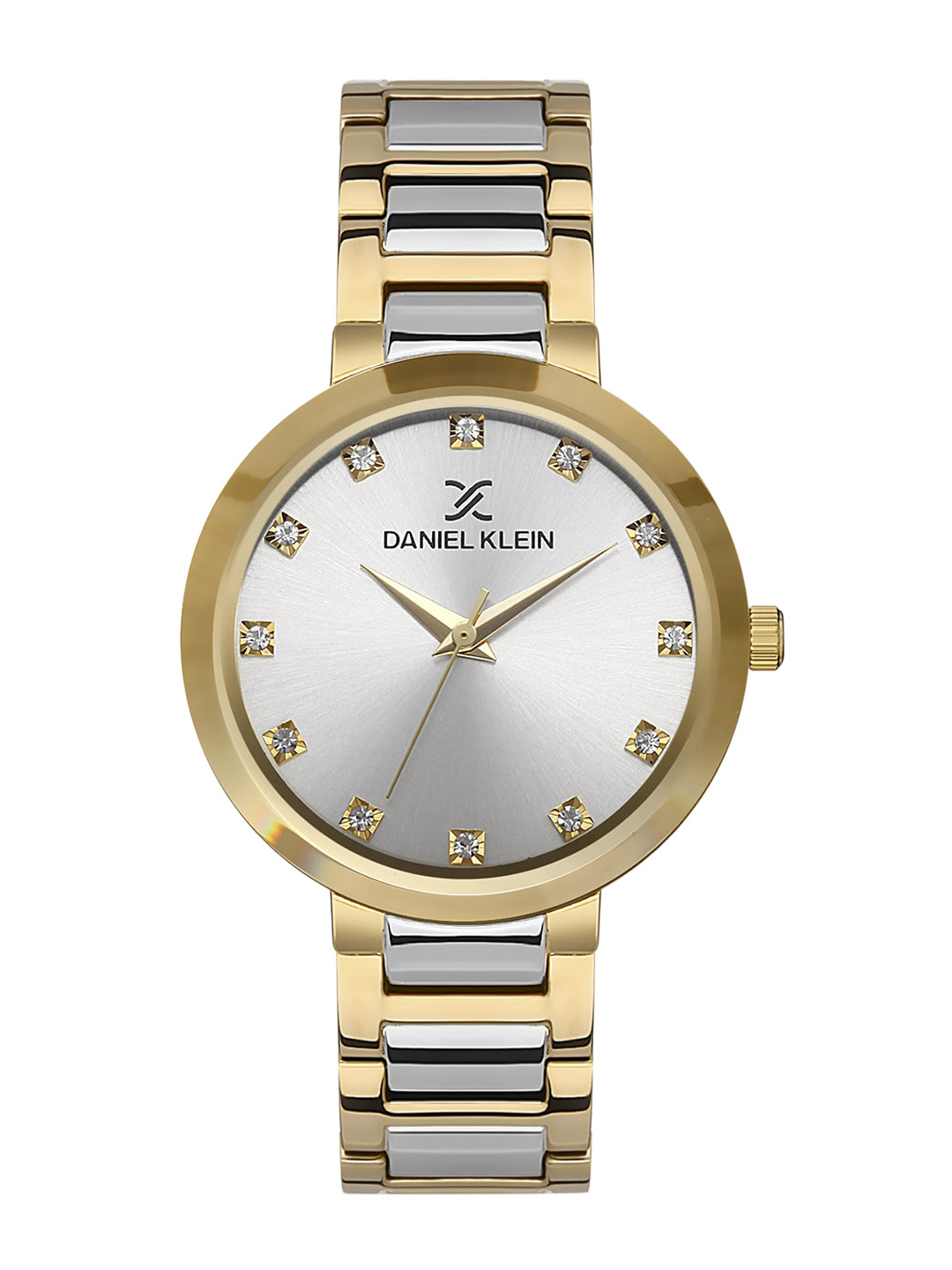 

Daniel Klein Women Embellished Dial & Bracelet Style Straps Analogue Watch DK.1.13335-3, Silver