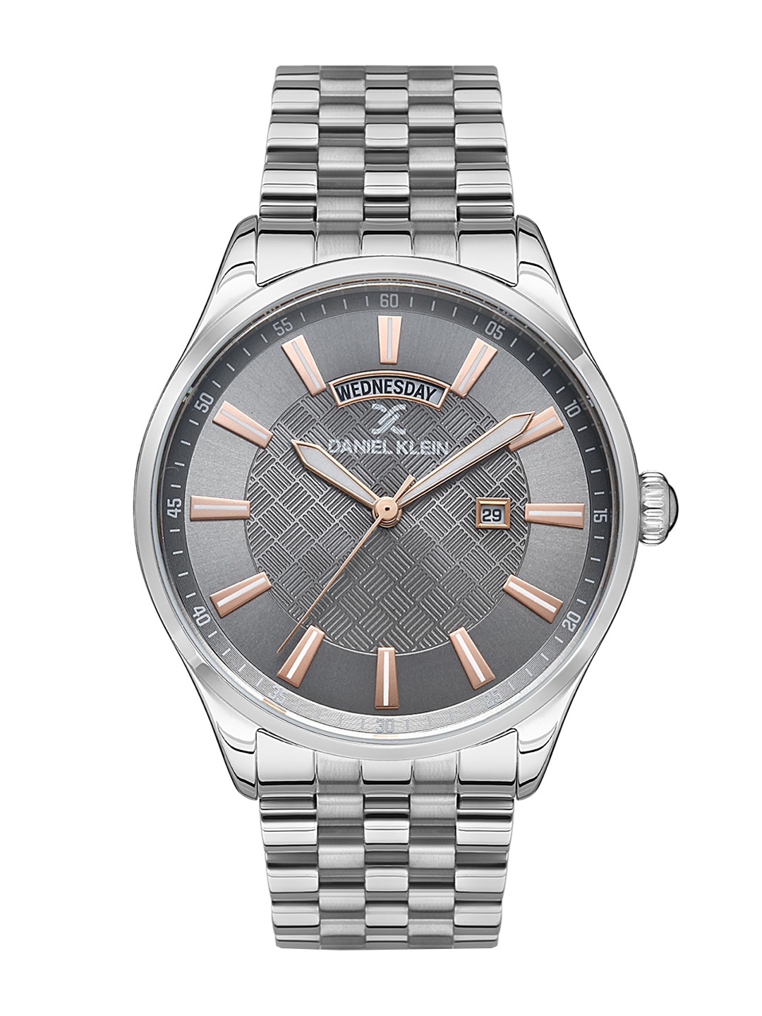 

Daniel Klein Men Bracelet Style Straps Analogue Watch DK 1 13364-3, Grey