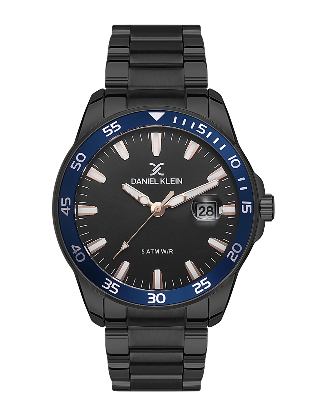 

Daniel Klein Men Bracelet Style Straps Analogue Watch DK 1 13378-5, Black