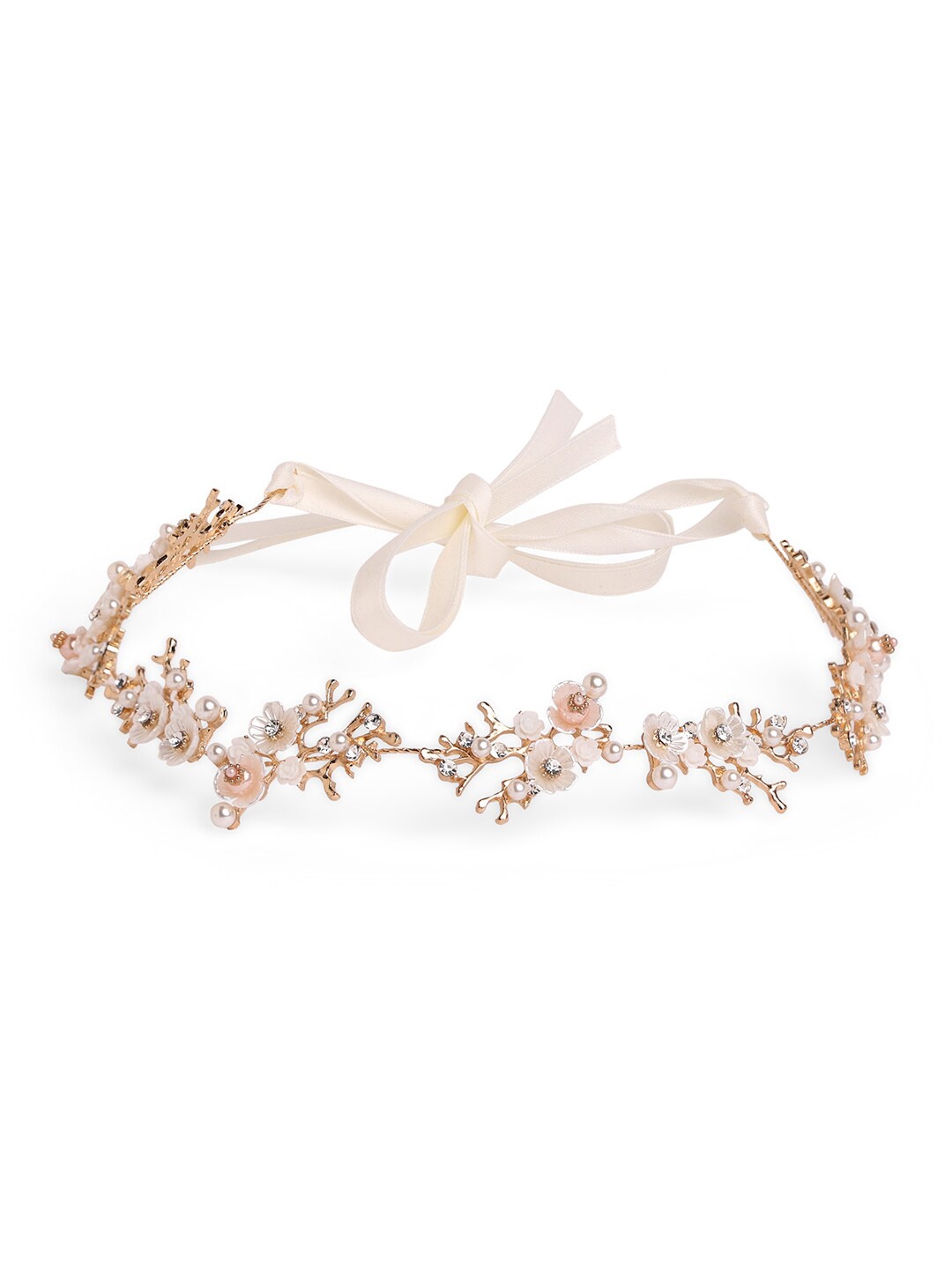 

ALDO Women Fabric & Metal Tiara, Pink