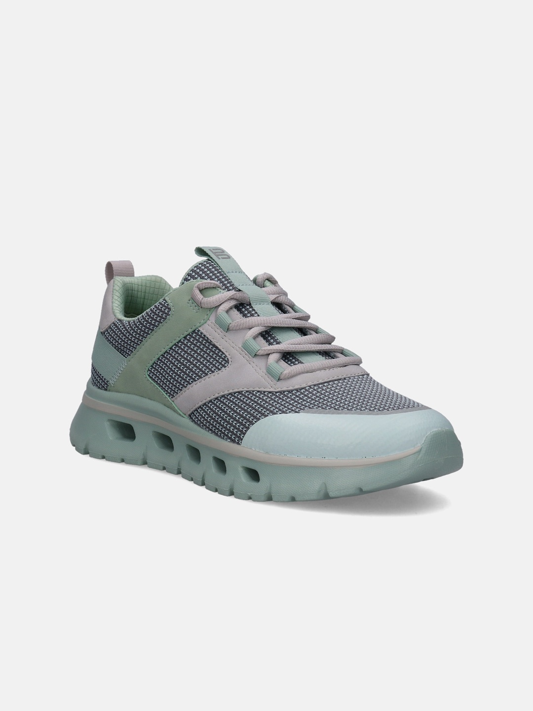 

BAGATT Women Nesaja Colourblocked Sneakers, Sea green