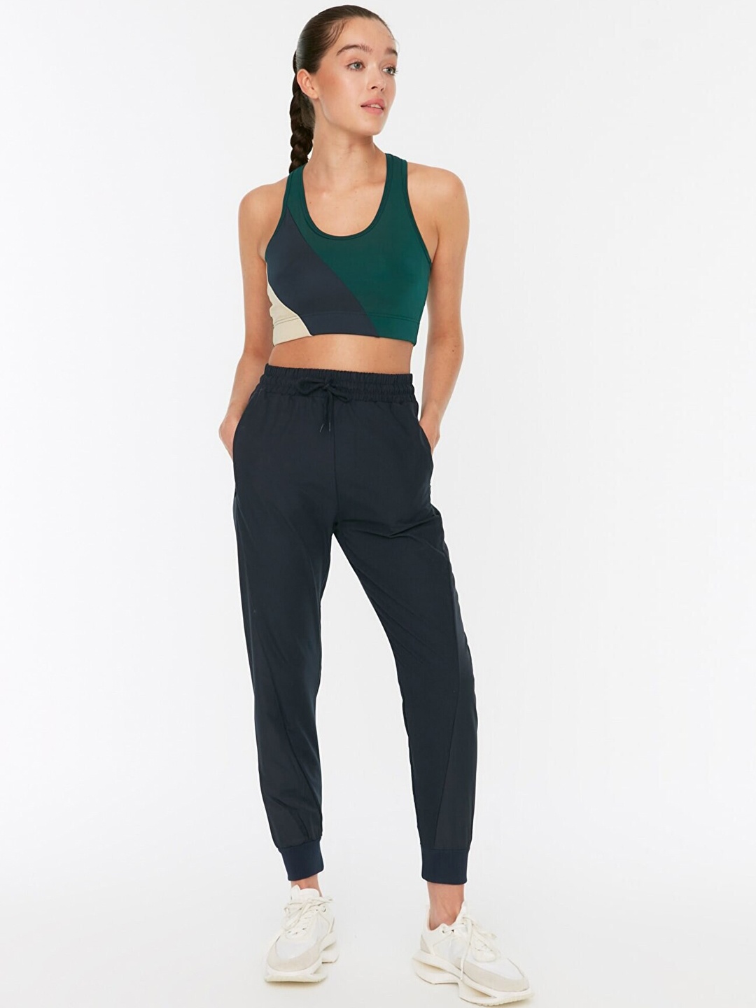 

Trendyol Women Regular Fit Joggers, Navy blue