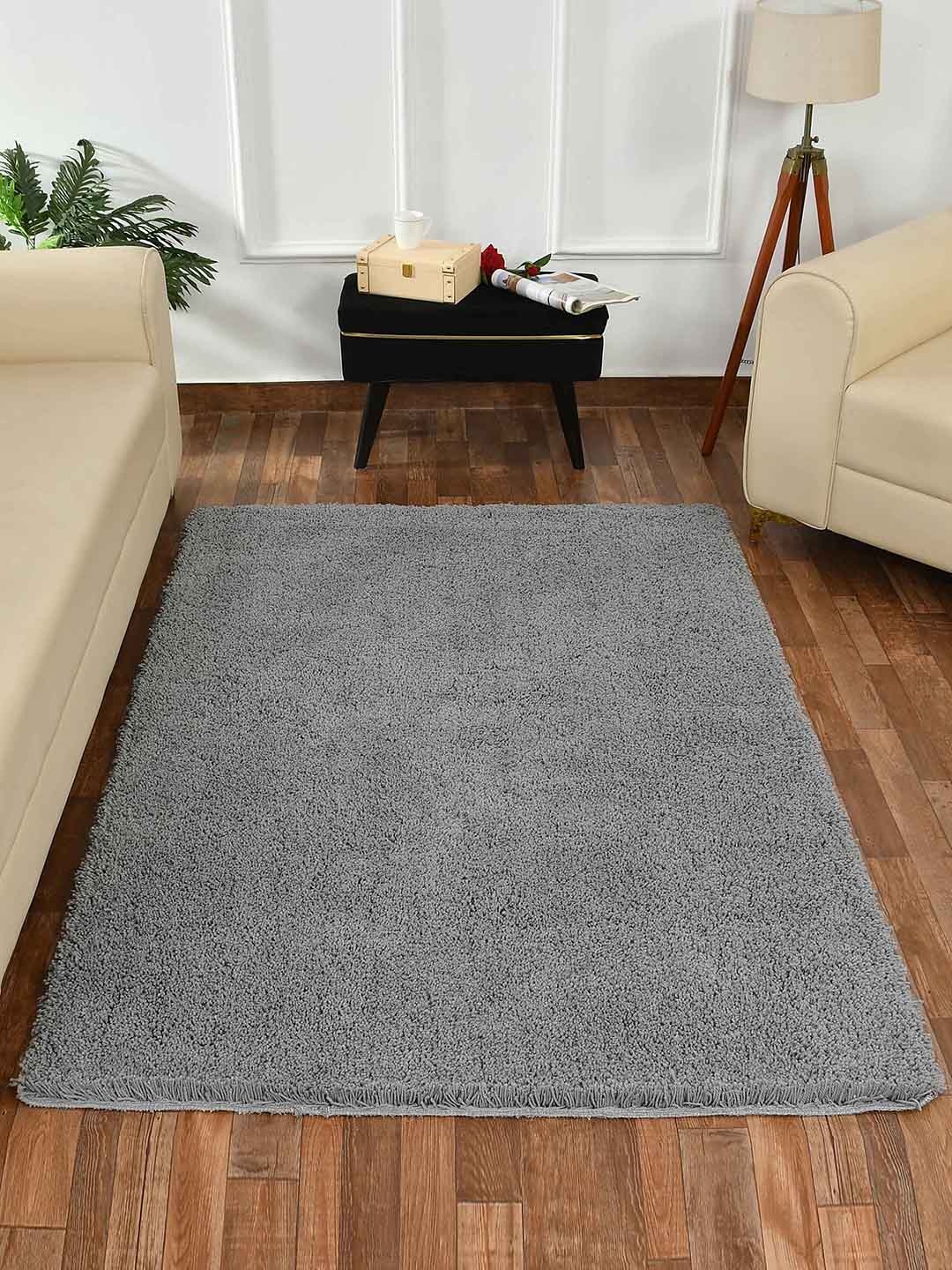 

PRESTO Grey Melange Tufted Soft Feel Anti-Skid Carpet