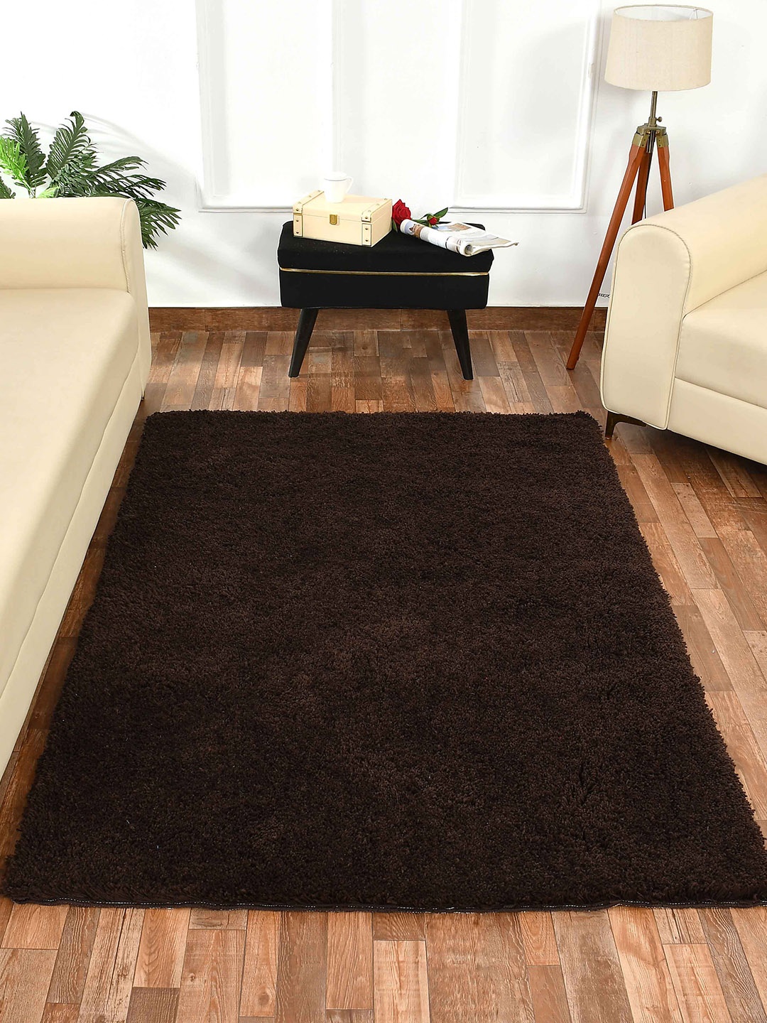 

PRESTO Brown Tufted Soft Feel Anti-Skid Carpet