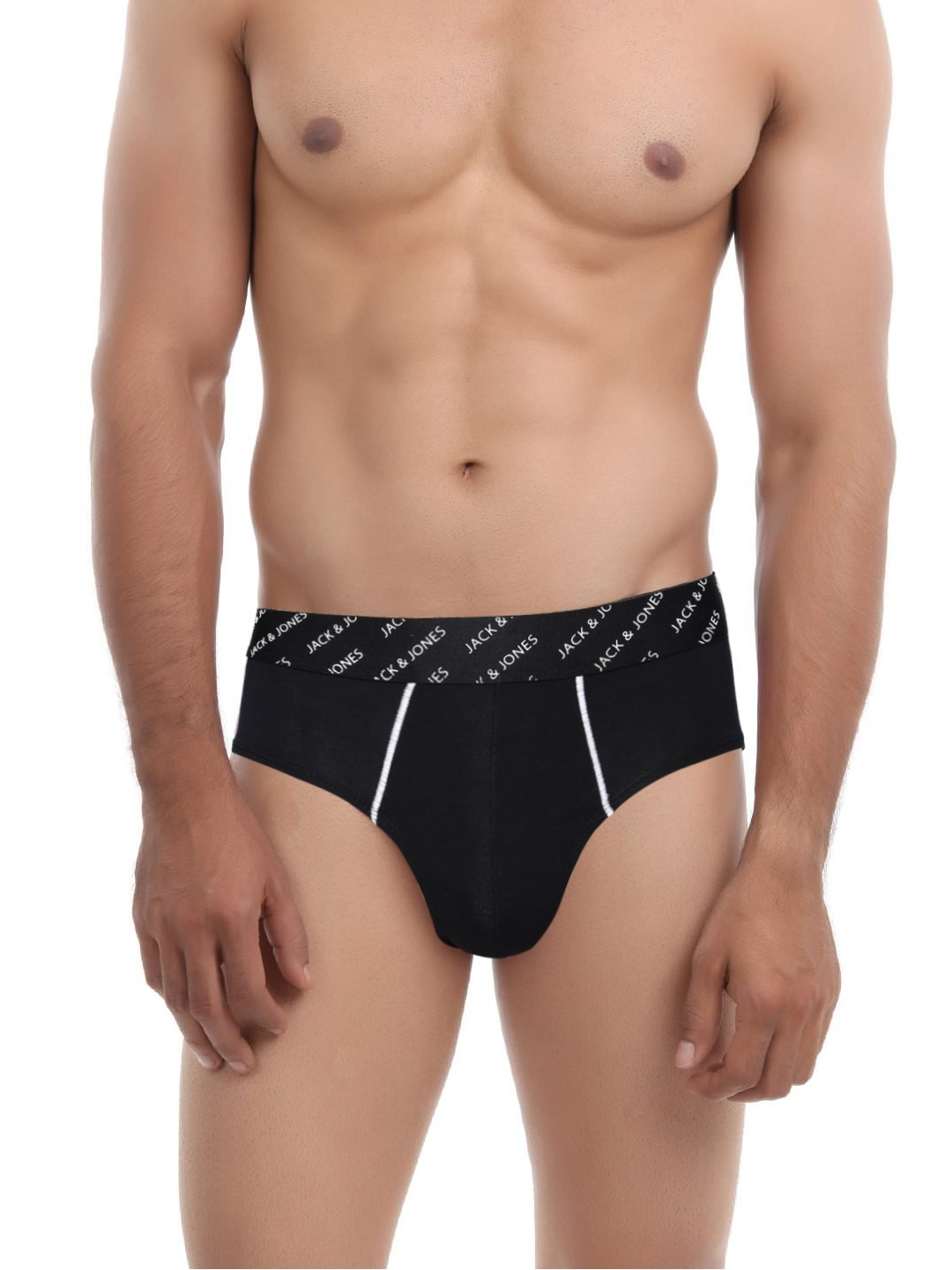 

Jack & Jones Men Black Briefs 1955214016