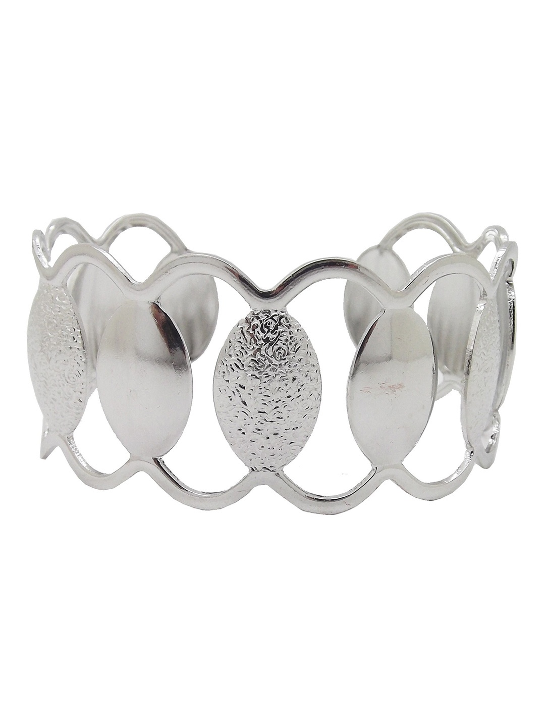 

FEMMIBELLA Women Silver-Plated Alloy Bangle-Style Bracelet