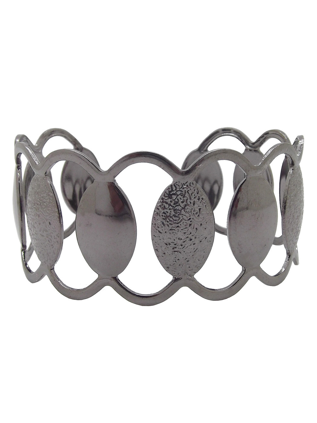 

FEMMIBELLA Women Silver-Plated Cuff Bracelet