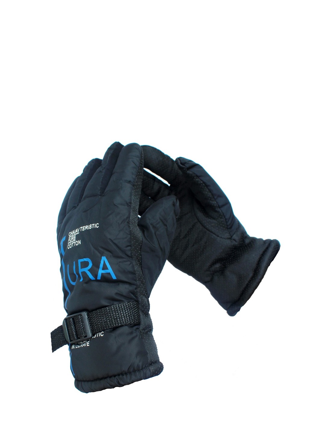 

Alexvyan Men Snow & Windproof Thermal Warm Winter Gloves, Blue