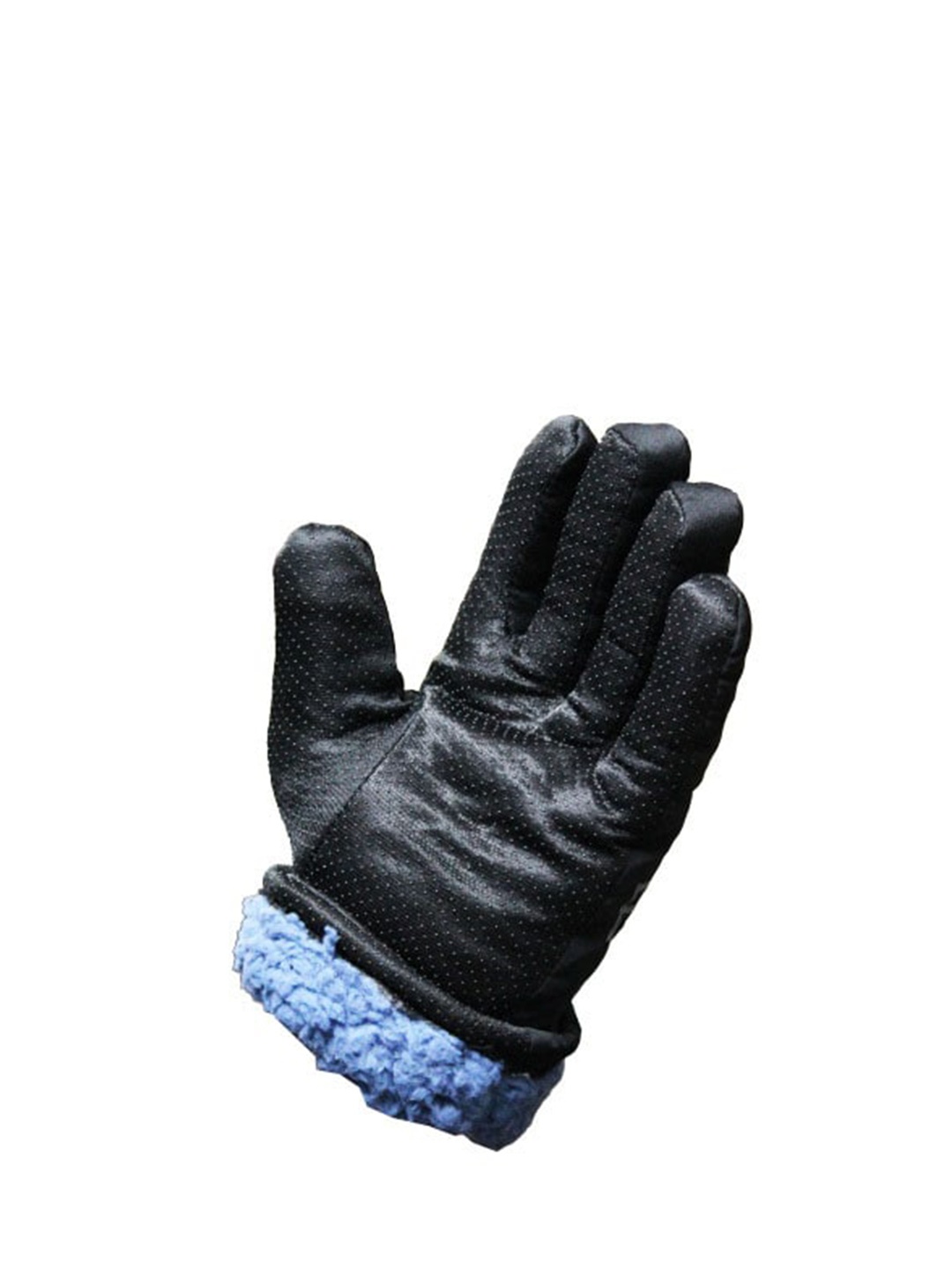 

Alexvyan Men Printed Windproof Thermal Warm Winter Gloves, Navy blue