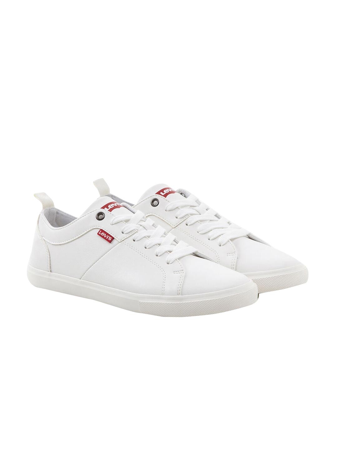 

Levis Men Brand Logo Sneakers, White