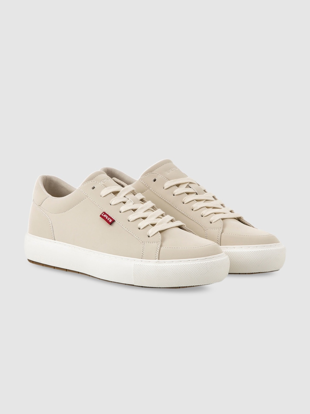 

Levis Men Comfort Insole Suede Sneakers, Beige