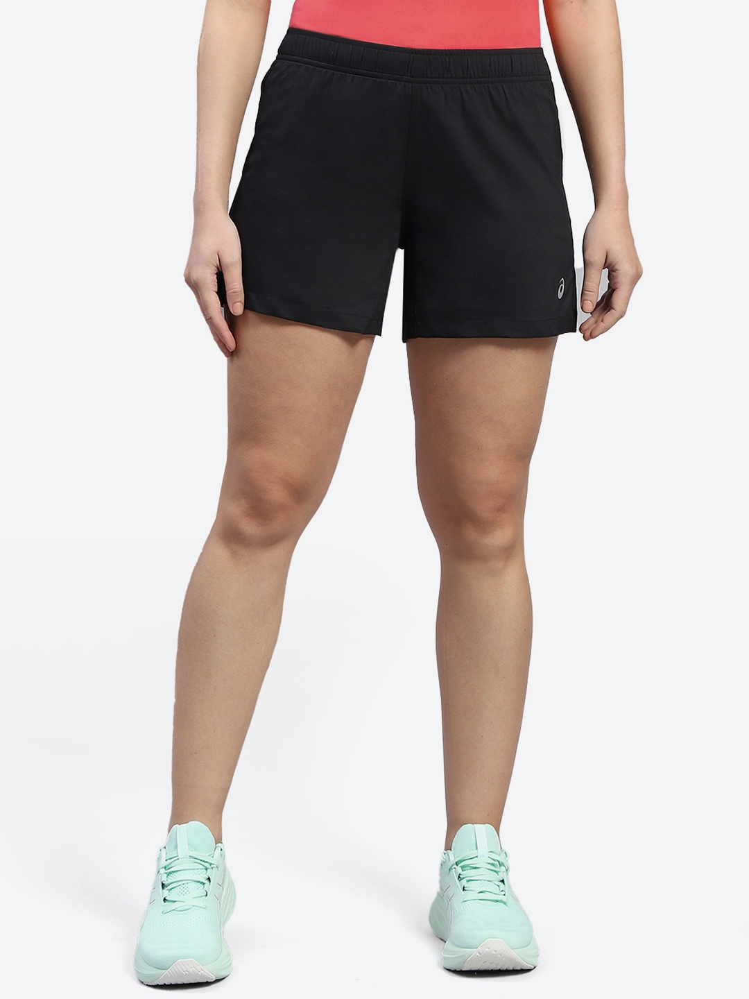 

ASICS Women 2-N-1 Mid-Rise Above Knee Sports Shorts, Black