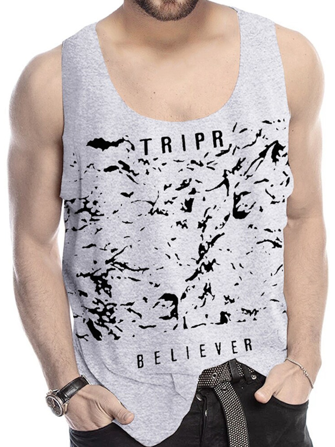 

TRIPR Assorted Printed Cotton Gym Innerwear Vests