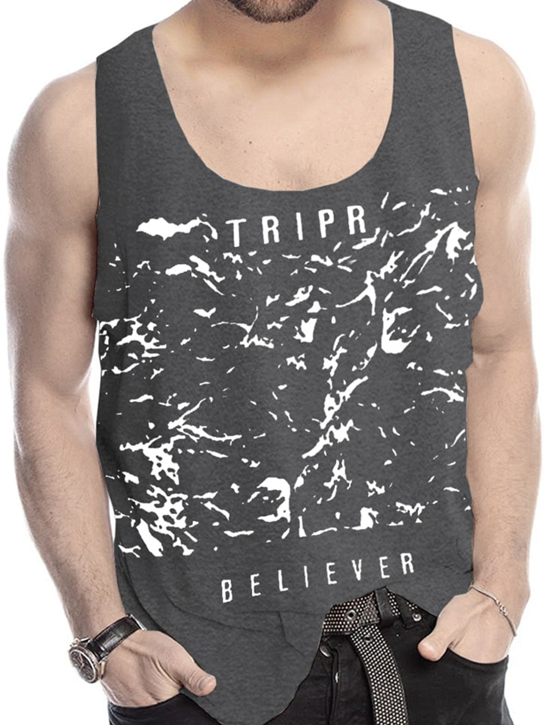 

TRIPR Assorted Printed Cotton Gym Innerwear Vests