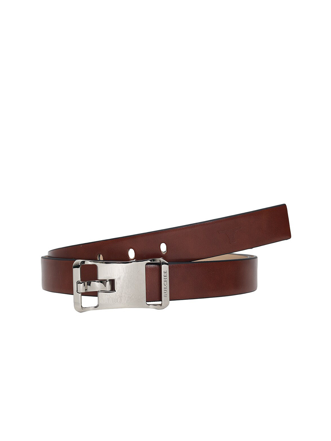 

BULCHEE Men Buckle Leather Belt, Beige