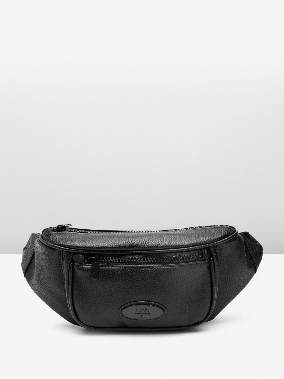 

boohooMAN Fanny Pack, Black