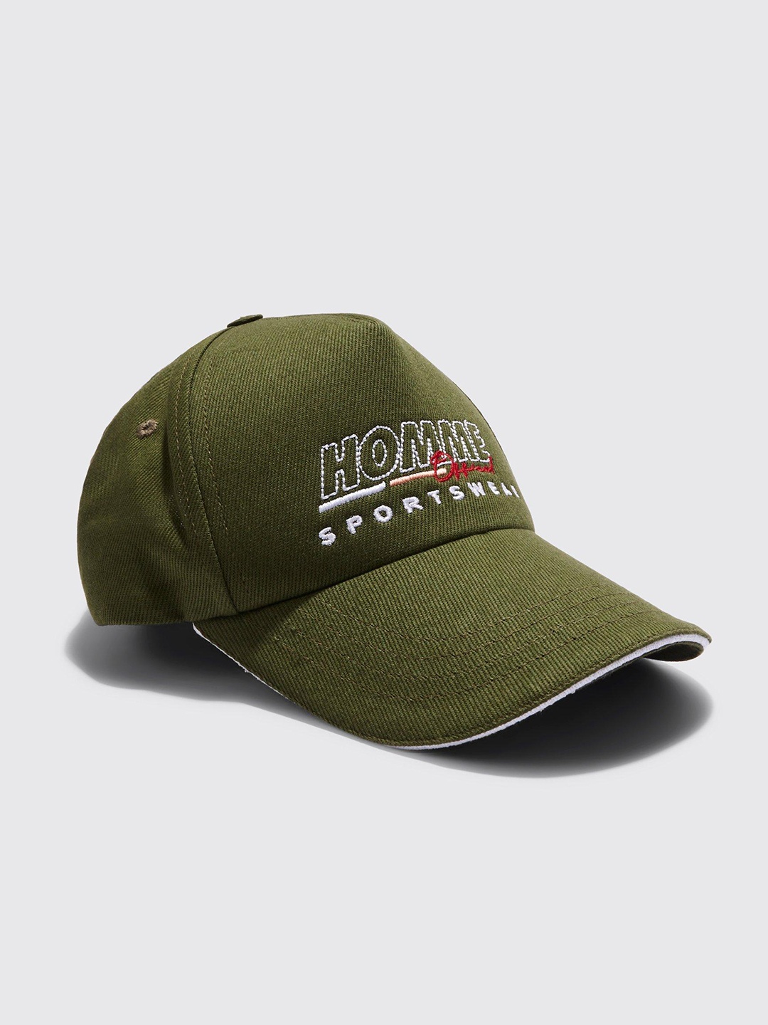 

boohooMAN Embroidered Baseball Cap, Green