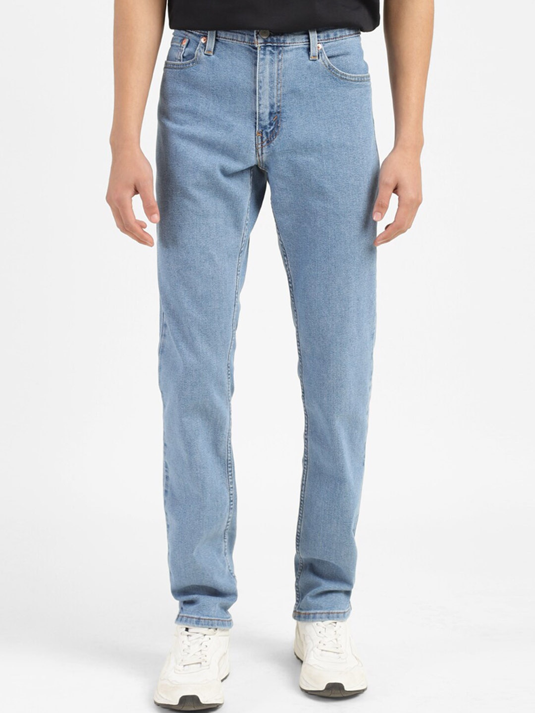 

Levis Men Tapered Fit Mid-Rise Light Shad Jeans, Blue