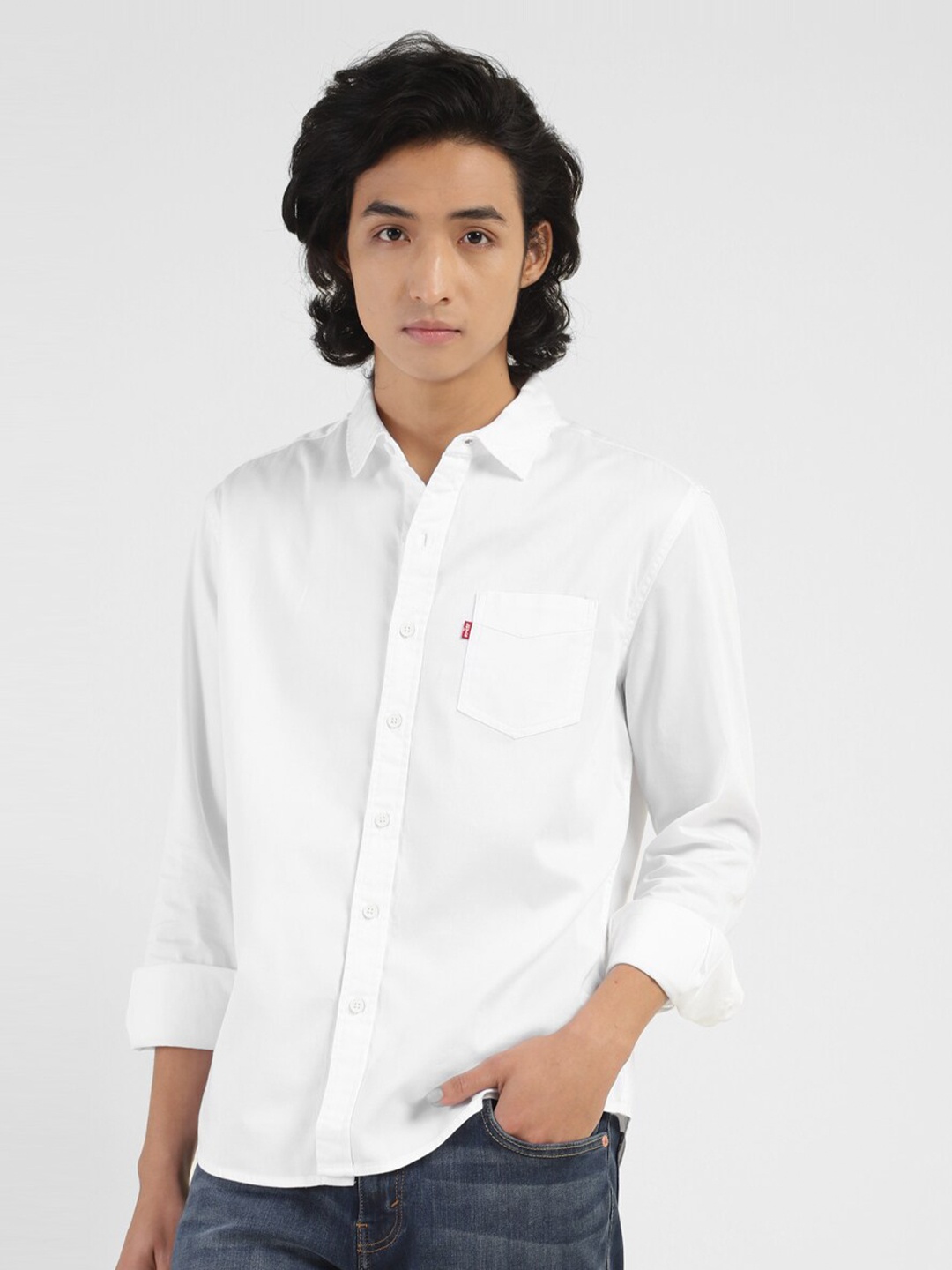 

Levis Pure Cotton Casual Shirt, White