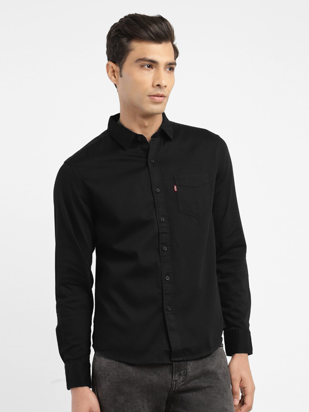 

Levis Pure Cotton Casual Shirt, Black