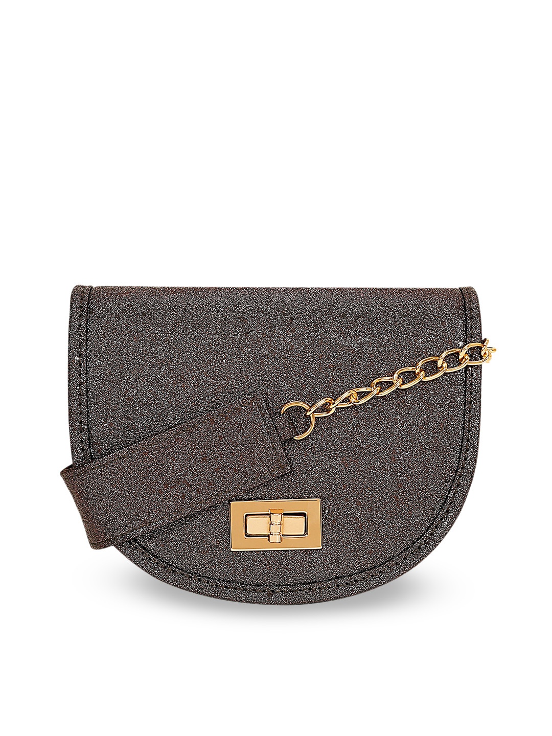 

Berrypeckers Embellished Structured Sling Bag, Copper