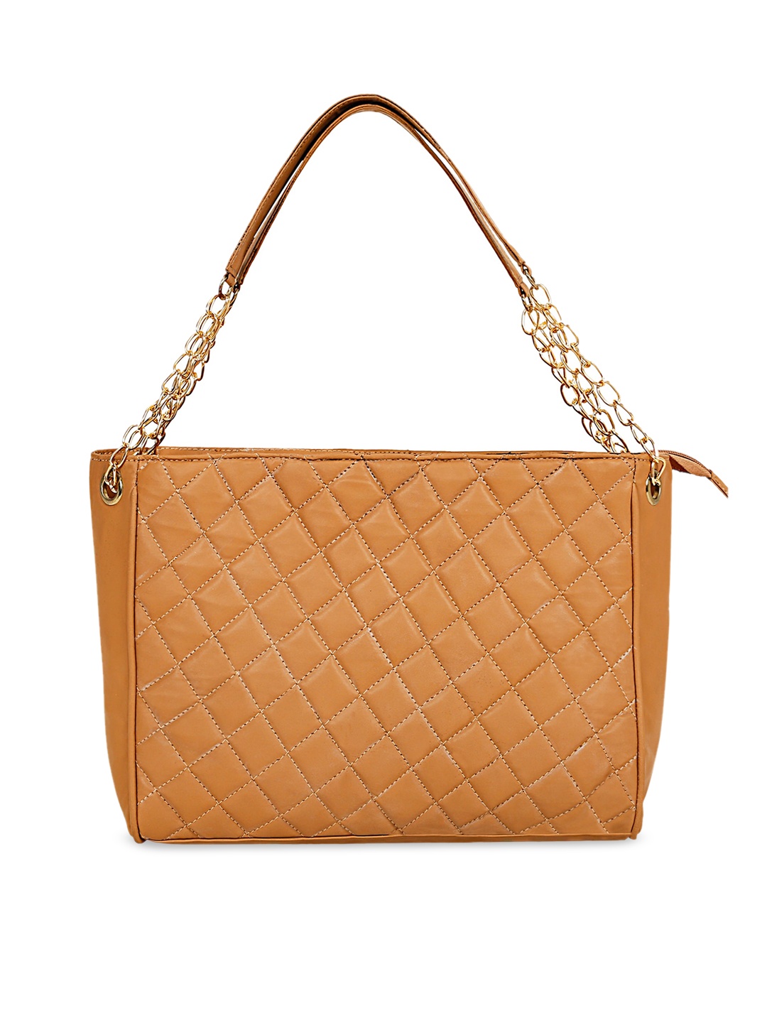 

Berrypeckers Quilted Structured Shoulder Bag, Beige