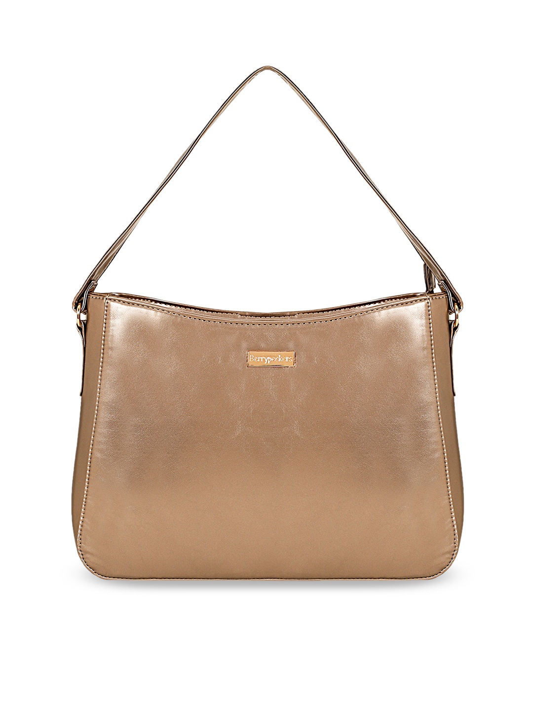 

Berrypeckers Small Structured Shoulder Bag, Camel brown