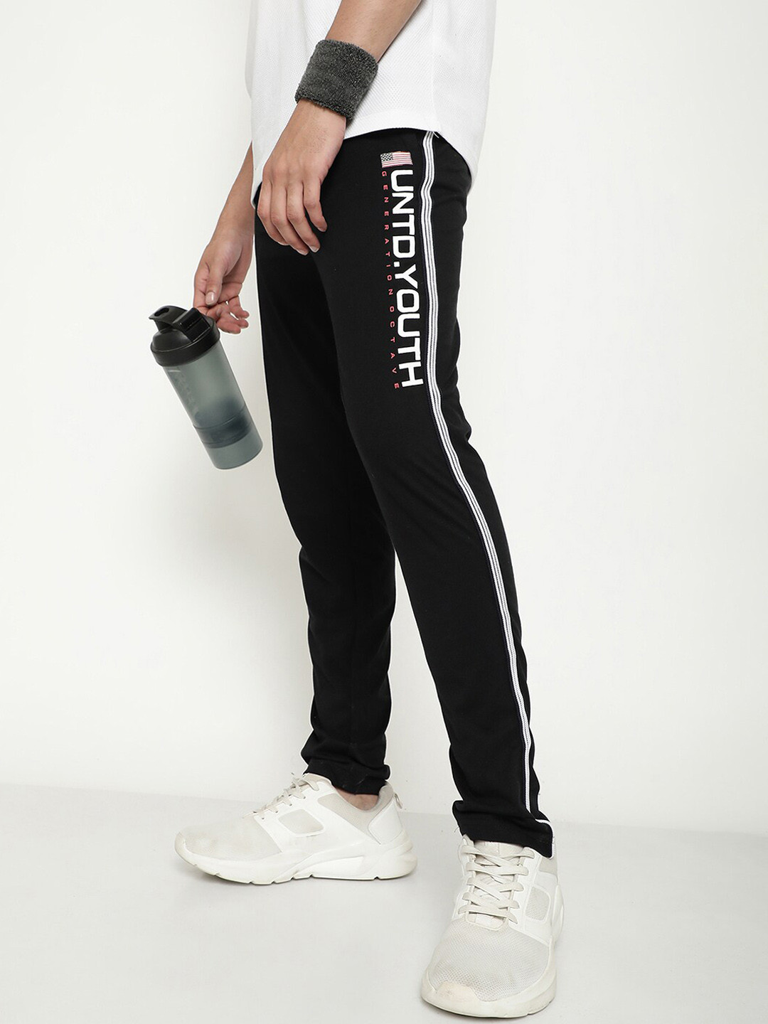 

Octave Men Regular Fit Cotton Track Pants, Navy blue