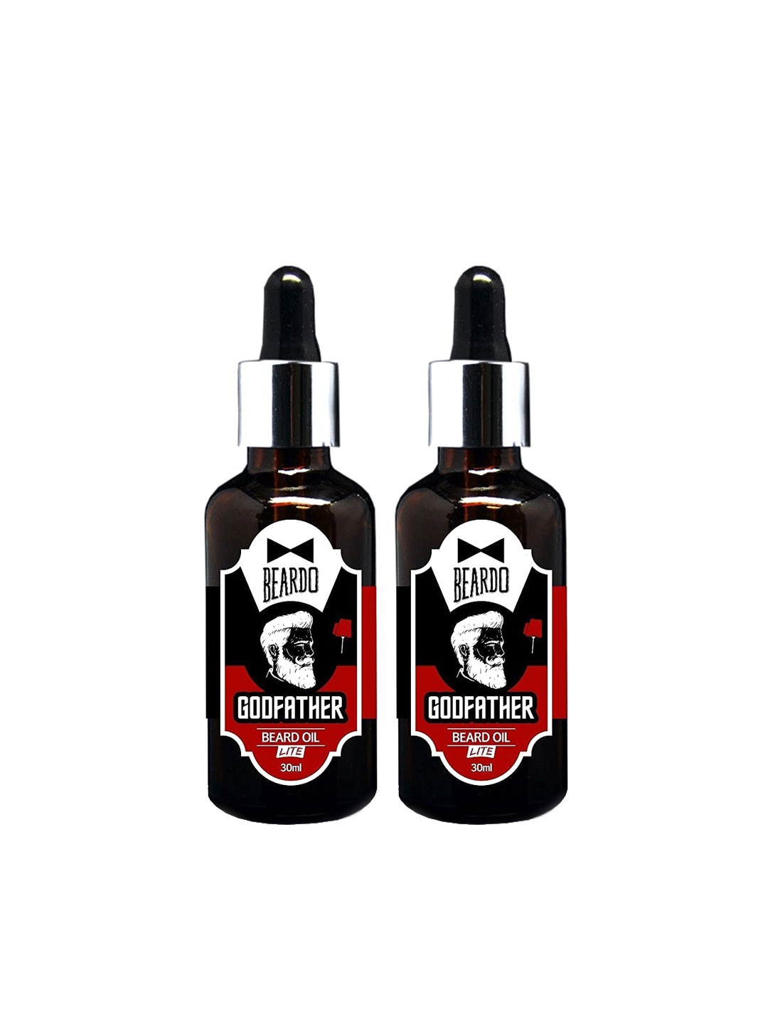 

BEARDO Godfather Set of 2 Lite Beard Oil 30 ml, Black