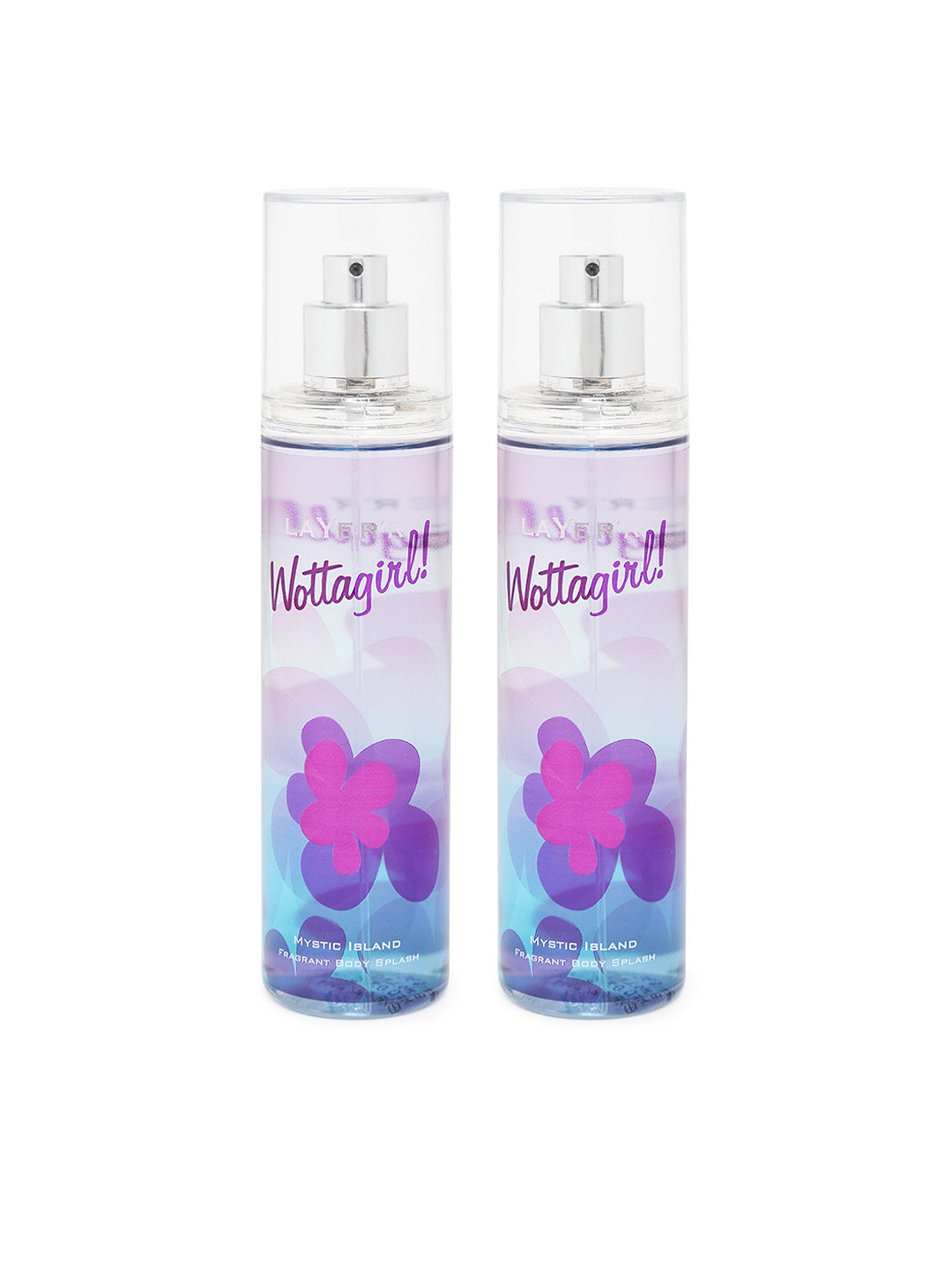 

Layerr Wottagirl Set of 2 Mystic Island Fragrant Body Splash, Blue