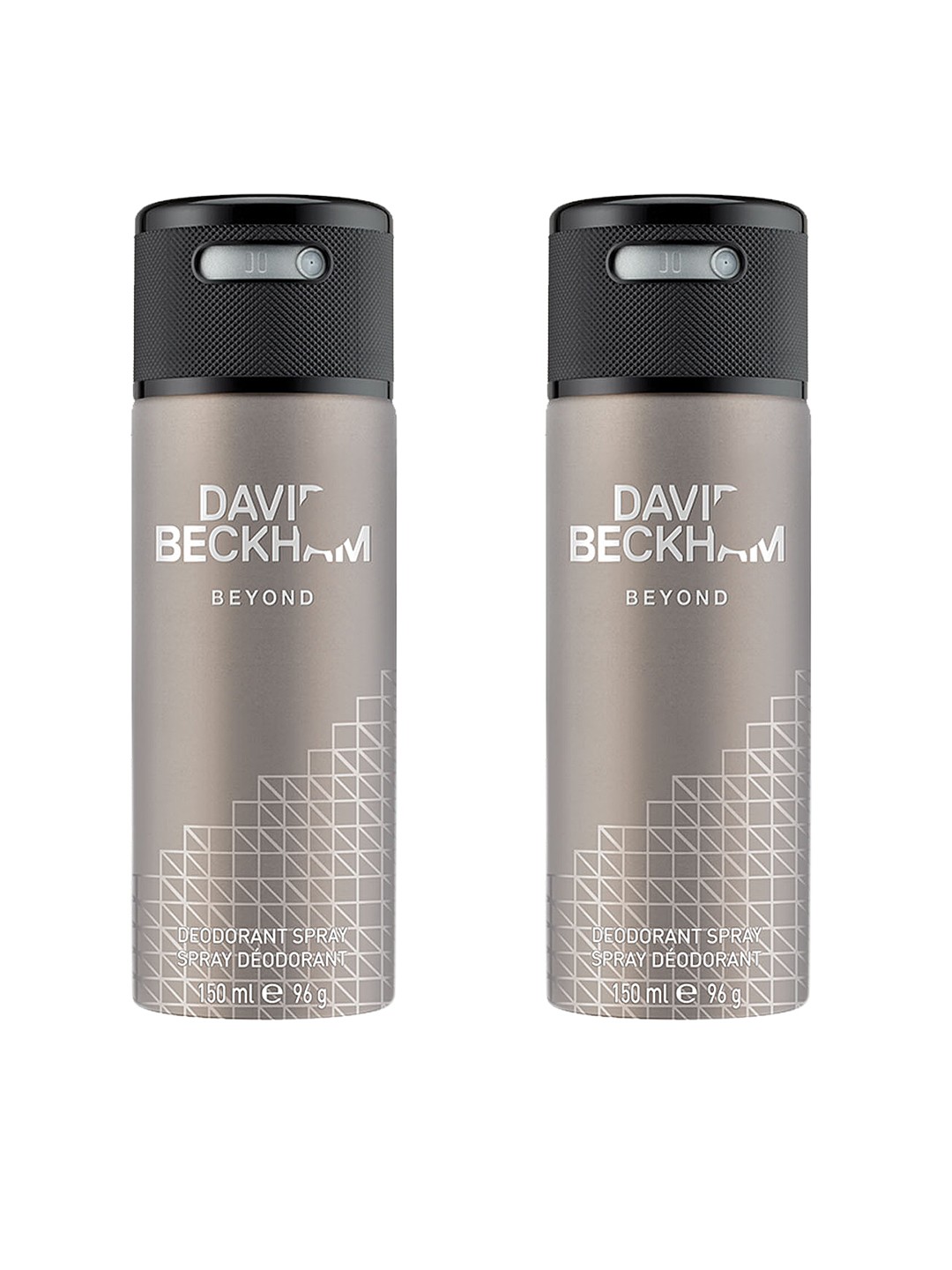 

DAVID BECKHAM Beyond Men Set of 2 Deodorant Body Sprays, Grey