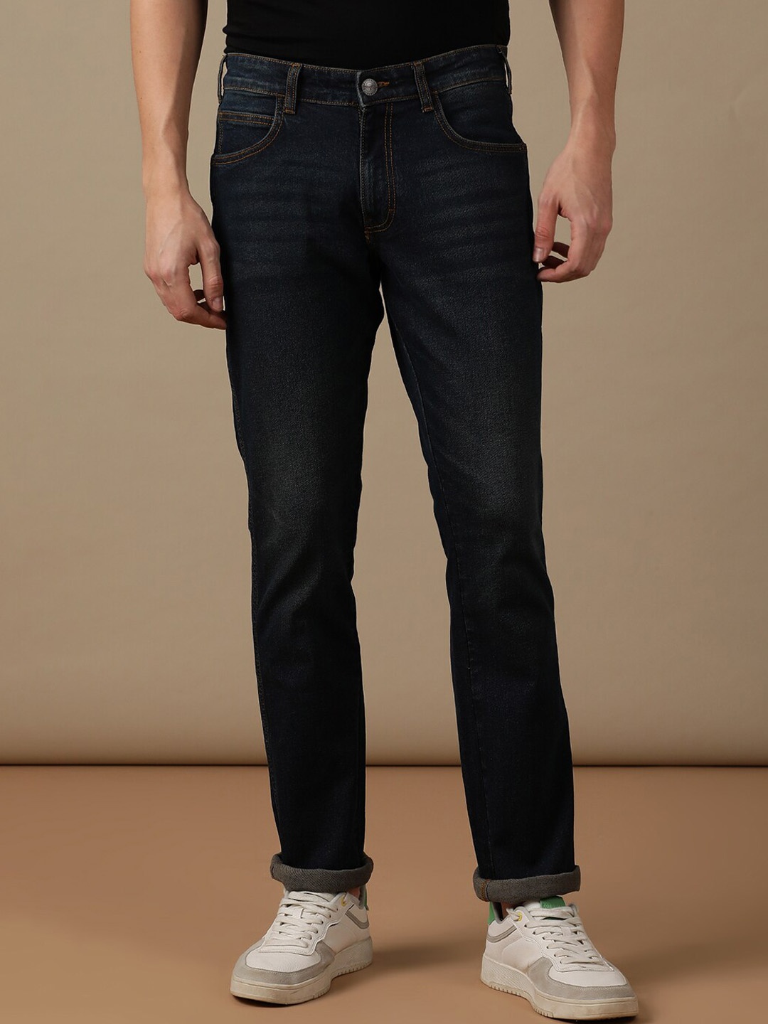 

Wrangler Men Cotton Millard Stretchable Jeans, Blue