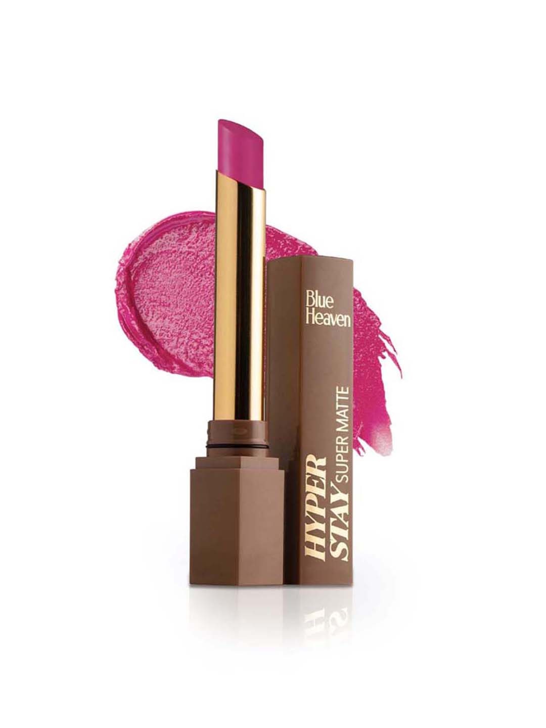

Blue Heaven Hyperstay Super Matte Transfer-Proof Lipstick - Fuschia Fun 733, Fuchsia