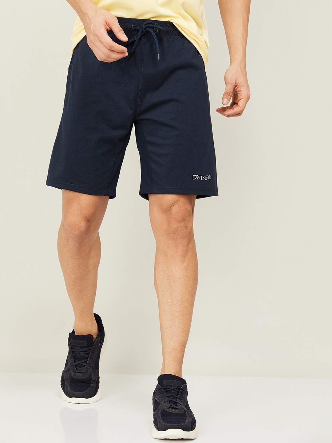 

Kappa Men Mid Raise Sports Shorts, Blue