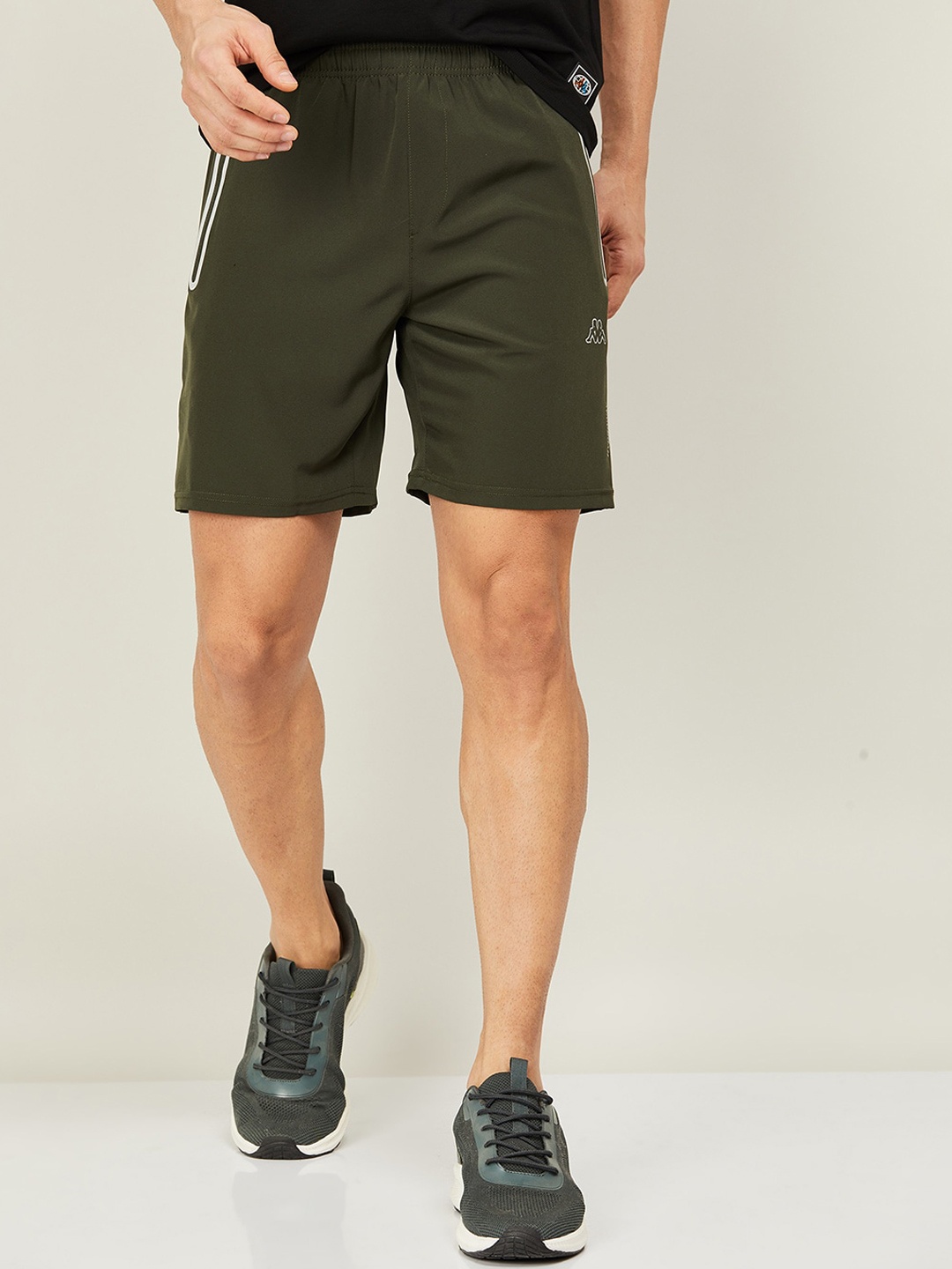 

Kappa Men Training or Gym Sports Shorts, Olive